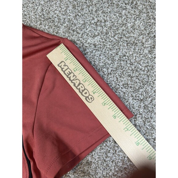 Under Armor Top Size Medium Pink Breathable Loose Fit HeatGear - Picture 5 of 6